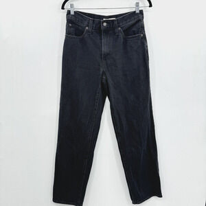 Levi's '94 Baggy Jeans Size 26 Washed Black Women's 29" Inseam 100% Cotton Denim